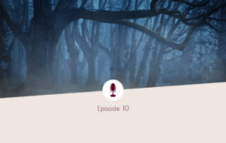 Picture of a mystical forest and captions "Episode 10"